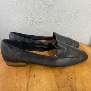 Vintage Art Effects Loafers Women 9N Blk Leather Minimalist Classic Comfort Fit